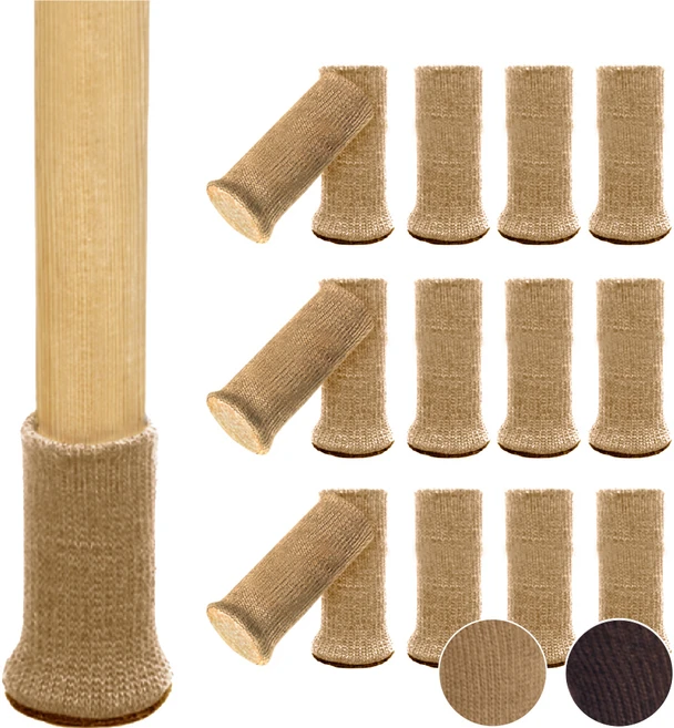 코멧 홈 의자 소음방지 발커버 16p, 베이지 - 쿠팡