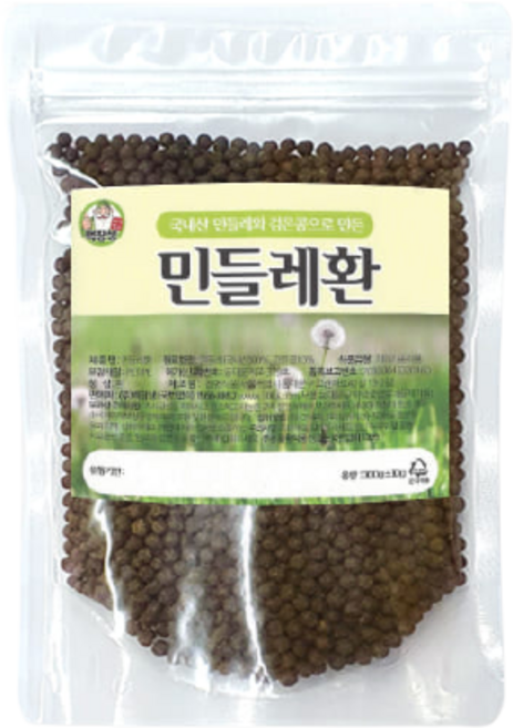 백장생 야생 민들레환, 1개, 300g