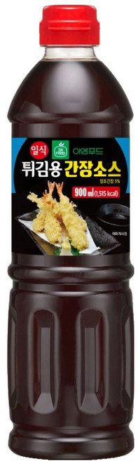 이엔 일식 튀김용 간장 소스, 900ml, 1개