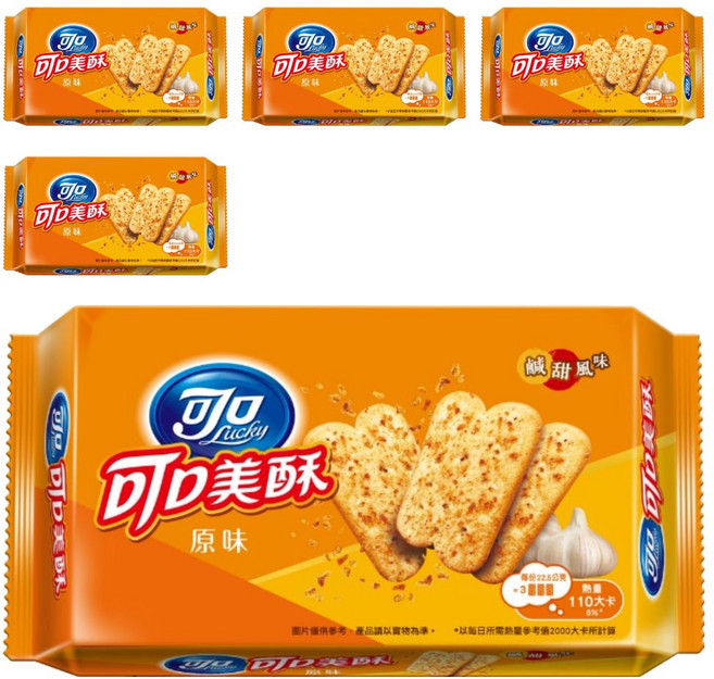 可口 可口美酥 原味, 90g, 5包