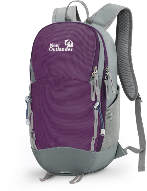 뉴아웃랜더 경량 컴벨 등산가방 25L, 퍼플