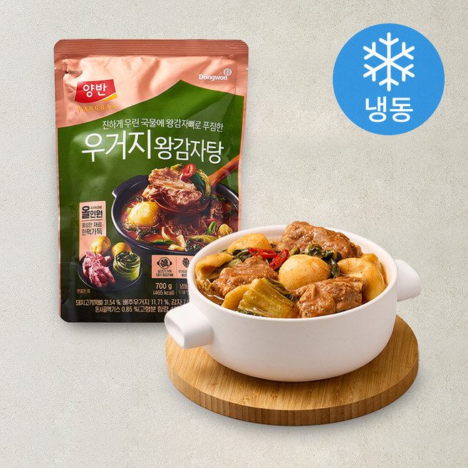 동원 양반 우거지 왕감자탕 (냉동), 700g, 1개