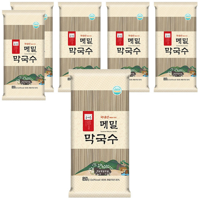 봉평촌 메밀막국수, 850g, 6개
