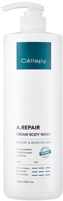 셀라피 에이리페어 크림 바디워시, 1L, 1개