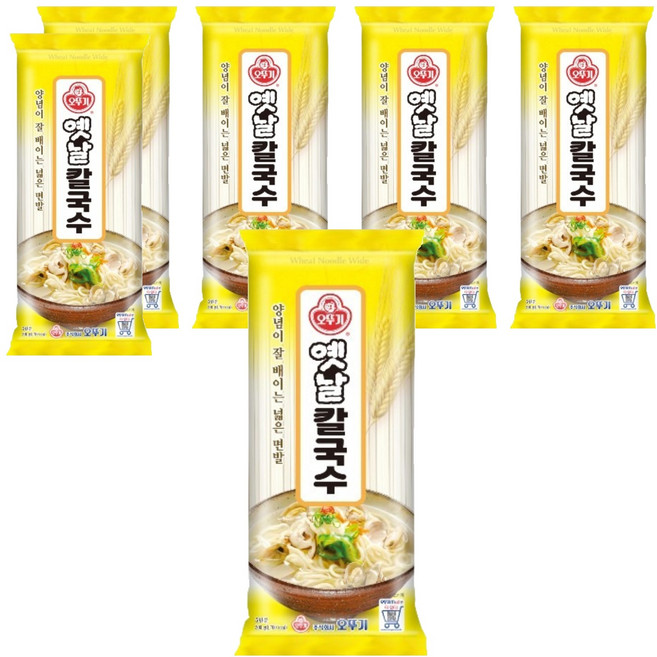 오뚜기옛날 칼국수, 500g, 6개