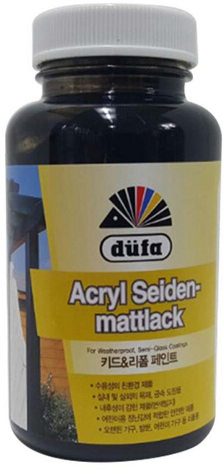 dufa 키드 앤 리폼페인트, 블랙, 250ml, 1개