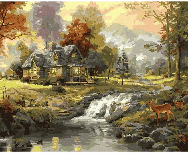 ArtLife 藝術生活 數字油畫DIY DT110 50 x 40cm, 宛如仙境, 1組