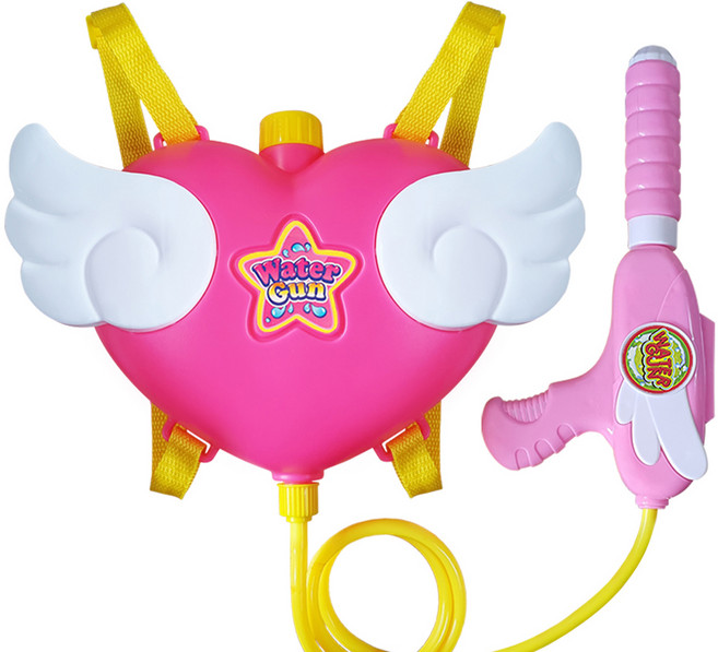 애들랜드 천사 배낭물총, 핑크 외, 1개