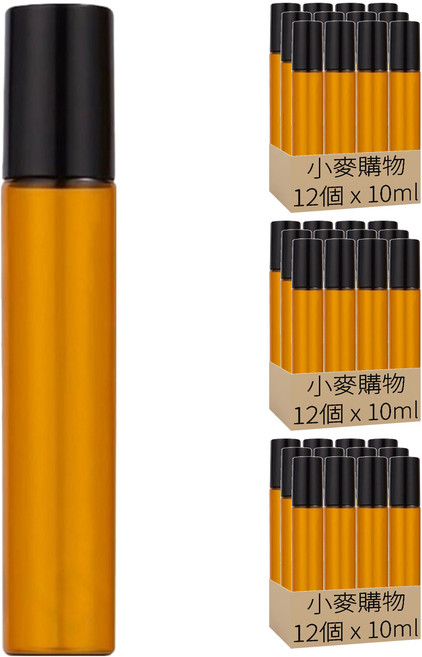 小麥購物 玻璃滾珠瓶 10ml, 36個