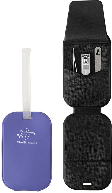 777 휴대용 여행용 손톱깎이 3p 세트 KR-20AC, 1세트, 바이올렛 은장