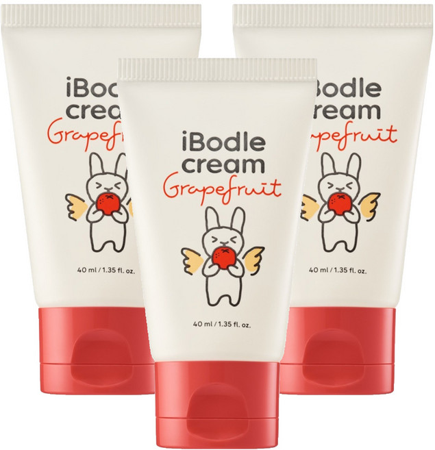 아이보들 크림 자몽, 3개, 40ml