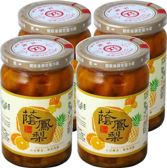 江記 蔭鳳梨, 350g, 4罐