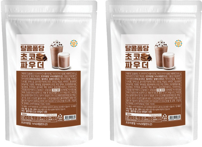 달콤퐁당 초코 파우더, 500g, 1개입, 2개