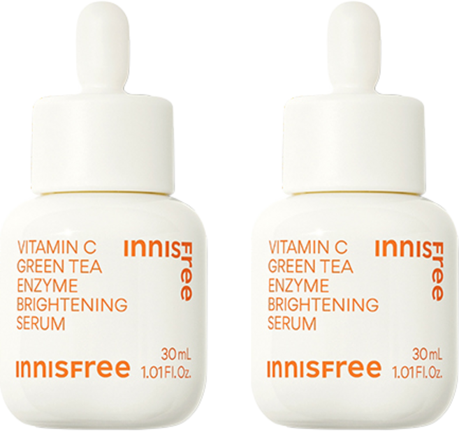 이니스프리 비타C 그린티 엔자임 잡티 토닝 세럼 이엑스, 30ml, 2개