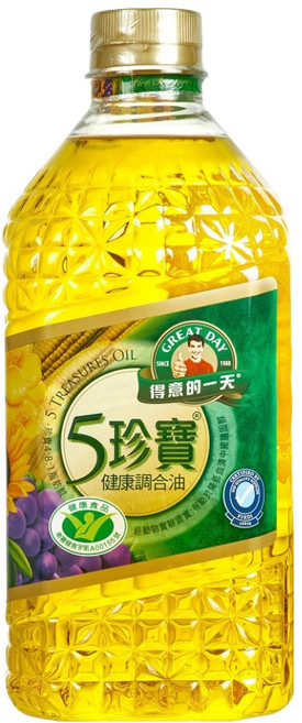 得意的一天 五珍寶健康調合油, 2L, 1瓶
