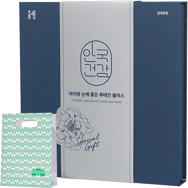 안국건강 아이원 눈에좋은 루테인플러스 스페셜기프트 + 쇼핑백, 180정, 90g, 1개