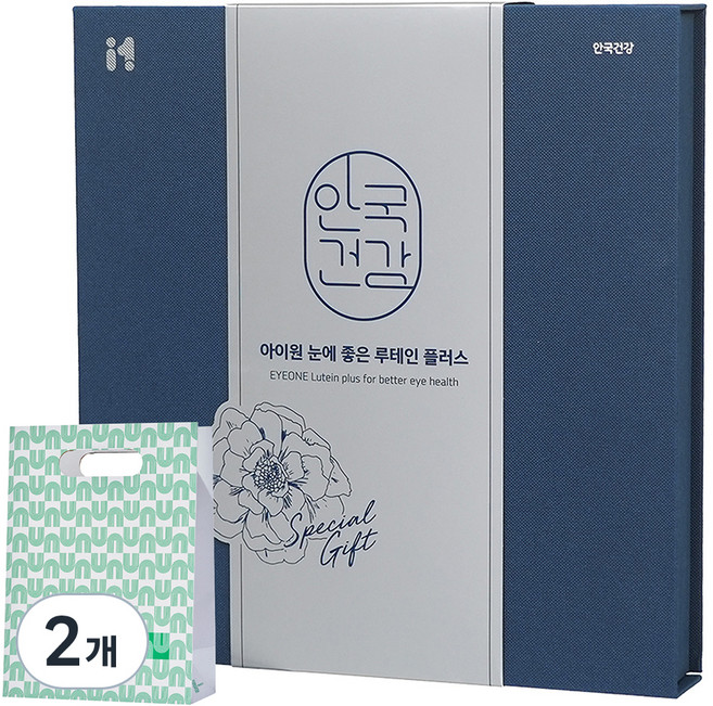 아이원 눈에좋은 루테인플러스 스페셜기프트 + 쇼핑백, 180정, 90g, 2개