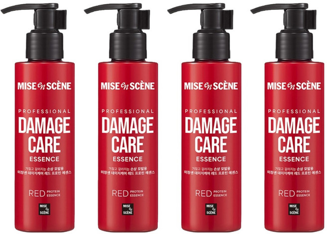 mise en scene 魅尚萱 Red受損髮蛋白護髮精華, 4瓶, 140ml