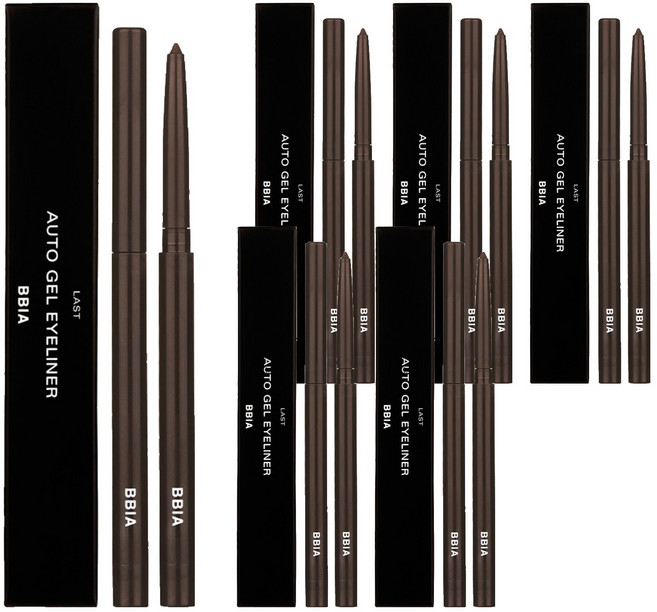 삐아 라스트 오토 젤 아이라이너 0.3g, 02재즈, 6개
