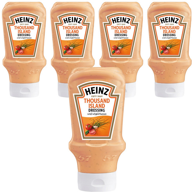 하인즈 사우전드 아일랜드 드레싱, 428g, 5개