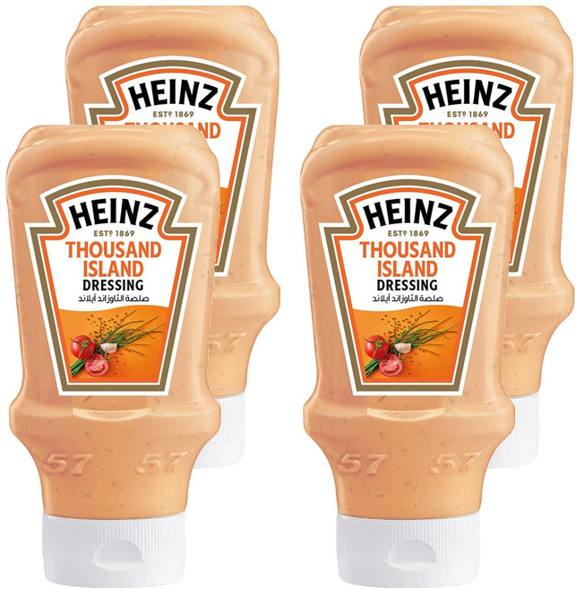 하인즈 사우전드 아일랜드 드레싱, 428g, 4개