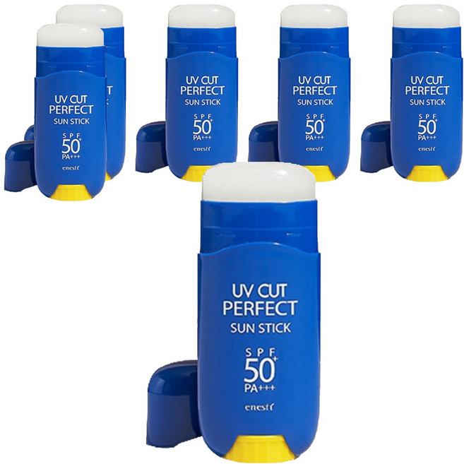 에네스티 유브이 컷 퍼펙트 썬스틱 SPF50+ PA+++, 23g, 6개
