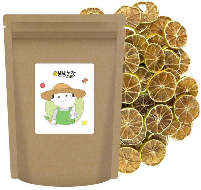 냠냠바다 냠냠농장 건강 한잔 워터 라임 슬라이스, 1개, 50g