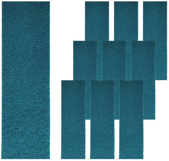 월드크린 칼트 장죽 수세미 그린, 1개입, 10개