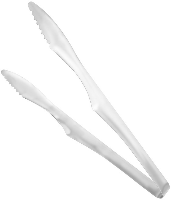 코멧 304 스테인레스 고기 집게 24 cm, 실버, 1개