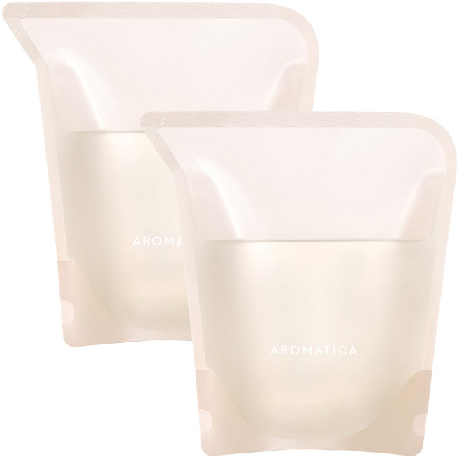 아로마티카 바이탈라이징 올인원 워시 로즈마리 리필, 300ml, 2개