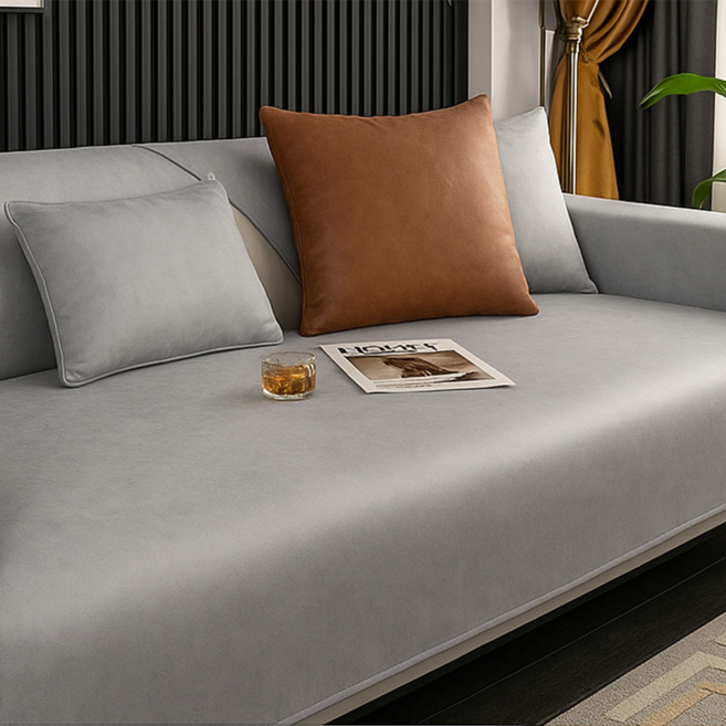 西格傢飾 貴族奢華防水防貓抓科技布1+2+3人座沙發墊