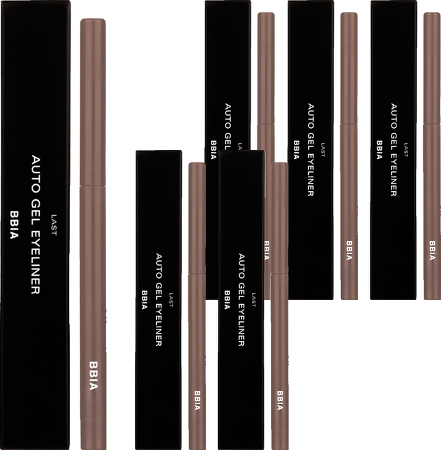 삐아 라스트 오토 젤 아이라이너 0.3g, 06초코무스, 6개