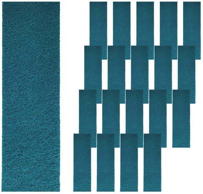 월드크린 장죽 수세미 그린, 20개입, 1개