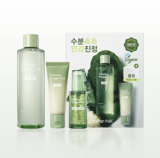 리엔케이 카밍 드래곤시카 기초 3종 세트, 1세트