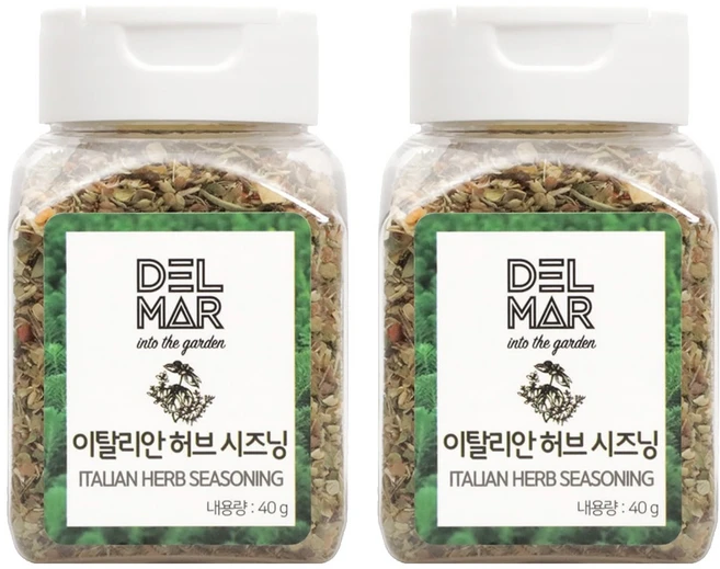 딜리셔스마켓 이탈리안 허브 시즈닝 향신료 소형, 40g, 2개 - 쿠팡