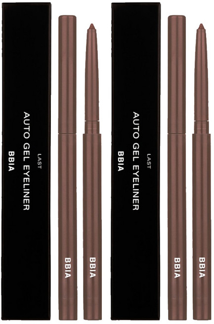 삐아 라스트 오토 젤 아이라이너 0.3g, 03로즈브라운, 2개