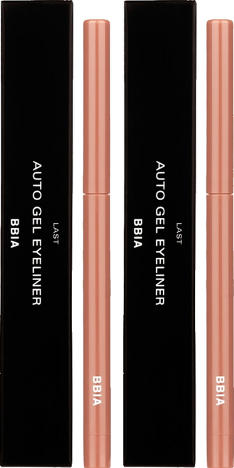 삐아 라스트 오토 젤 아이라이너 0.3g, 07로즈번, 2개