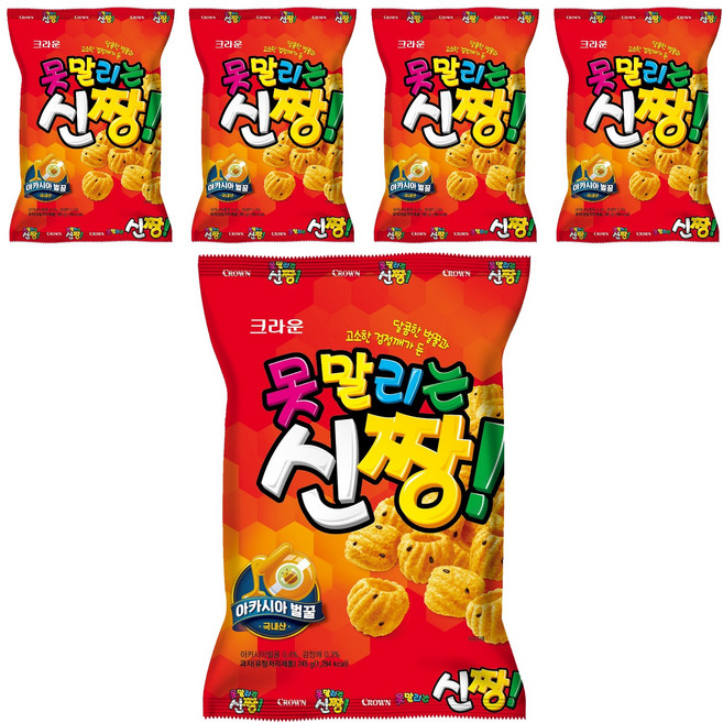 크라운 못말리는신짱, 245g, 5개