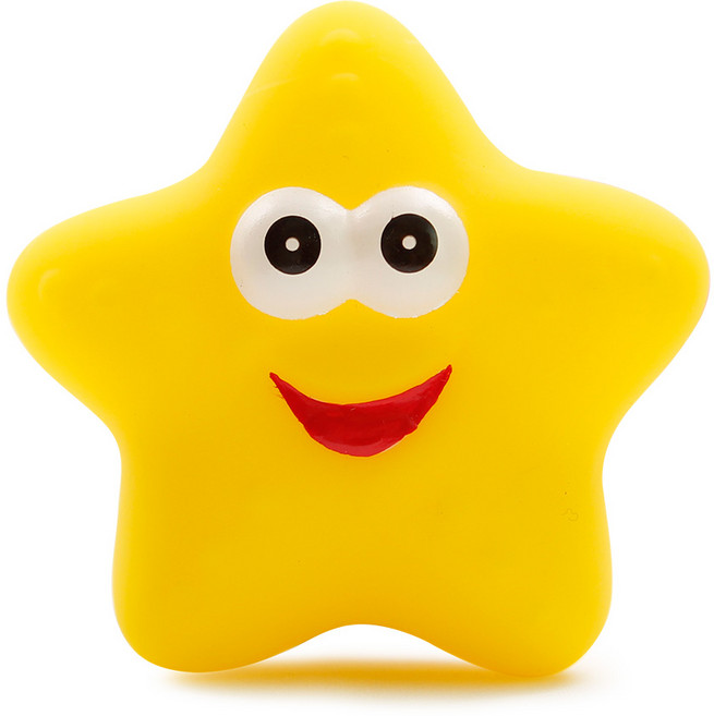 예꼬맘 LED 프렌즈 목욕놀이 완구, 별가사리옐로우, 1개