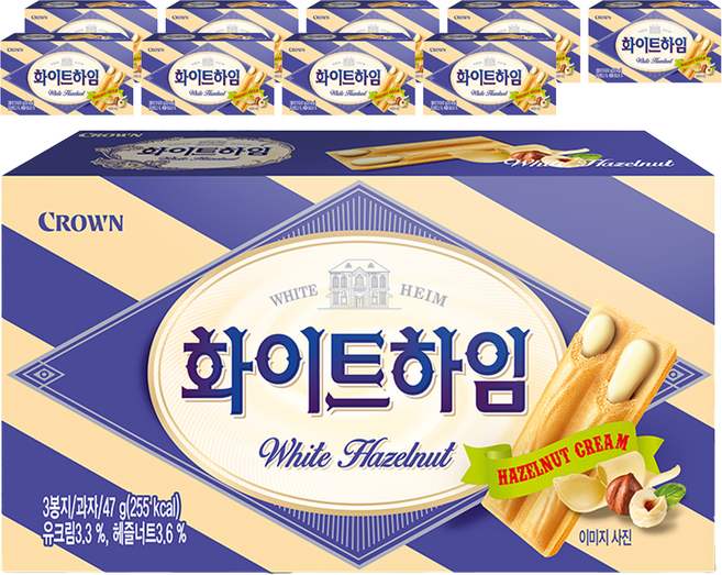 쵸코하임 화이트하임, 47g, 10개