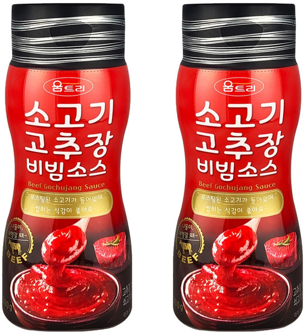 움트리 소고기 고추장 비빔소스, 300g, 2개