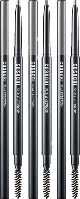 코스노리 슬림 아이브로우 펜슬 0.13g, 05 더치그레이, 3개