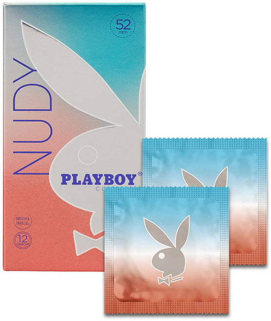 플레이보이 누디 울트라씬 초박형 콘돔, 1개, 12개입
