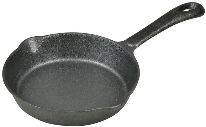 PEARL LIFE 珍珠金屬 圓形鑄鐵煎鍋 IH適用可進烤箱 HB-6209, 16cm, 1個