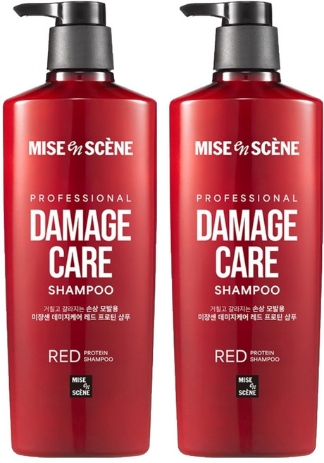 미쟝센 데미지 케어 로즈프로틴 샴푸, 680ml, 2개