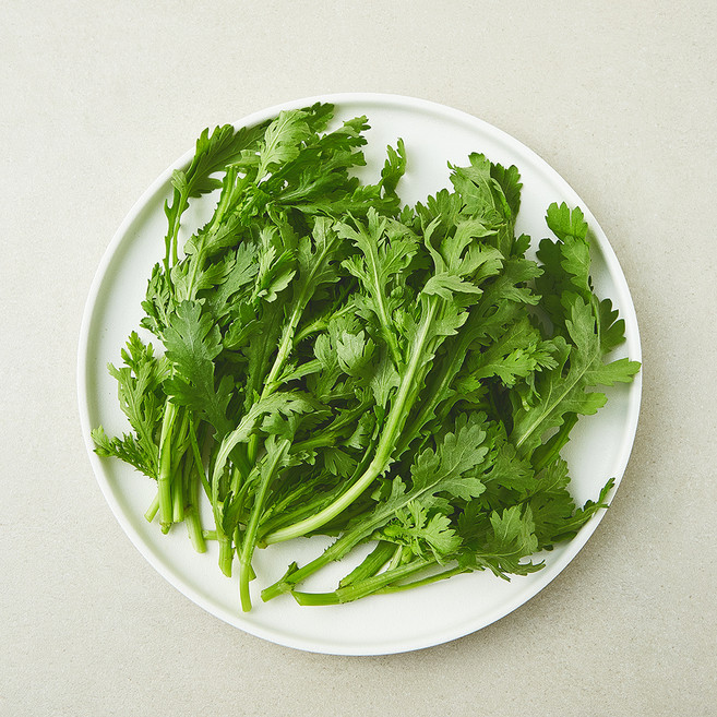 국내산 유기농 인증 쑥갓, 1개, 150g