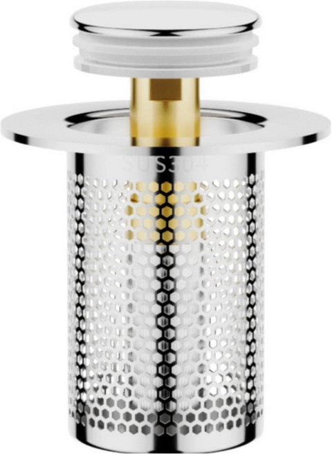 온트리 터치식 스텐304 세면대 거름망, 1개