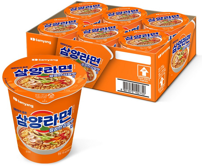 삼양라면 오리지널 컵 65g, 6개