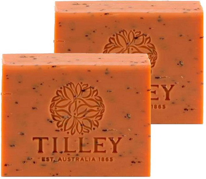 TILLEY 緹莉 經典香皂 檀香&佛手柑, 220g, 2個