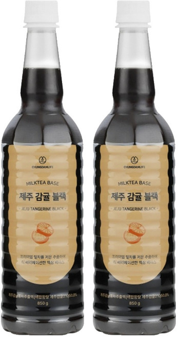 CHUNGDAMLIFE 濟州柑橘黑原液基底, 2個, 850g